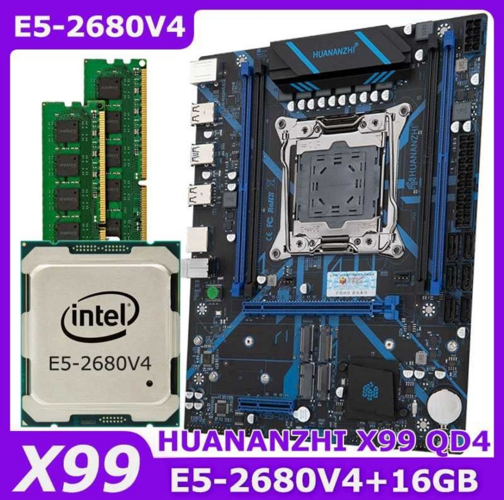 Huananzhi x99 QD4 rev 2.0 / E5-2680 v4 / 16 gb ddr4. Київ - фото 3
