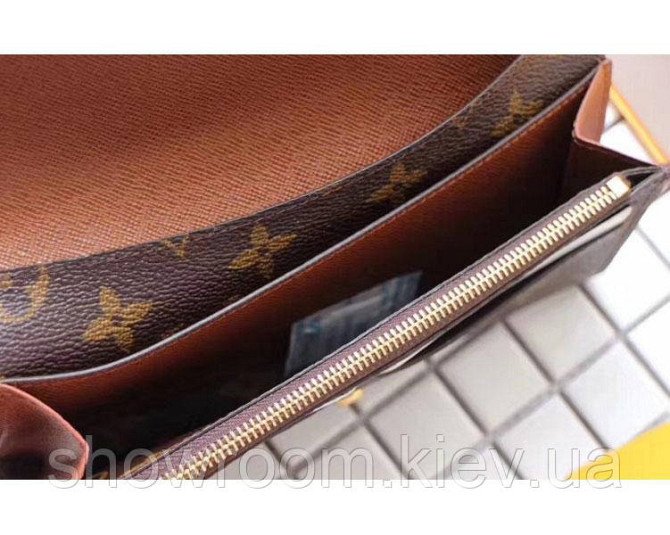 Женский вместительный кошелек ЛВ (60136) brown Lux Киев - изображение 5
