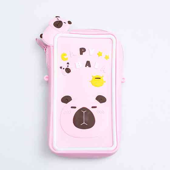 Дитяча силіконова сумочка-гаманець 7*10*3 см Рожевий HP-55-17P Київ