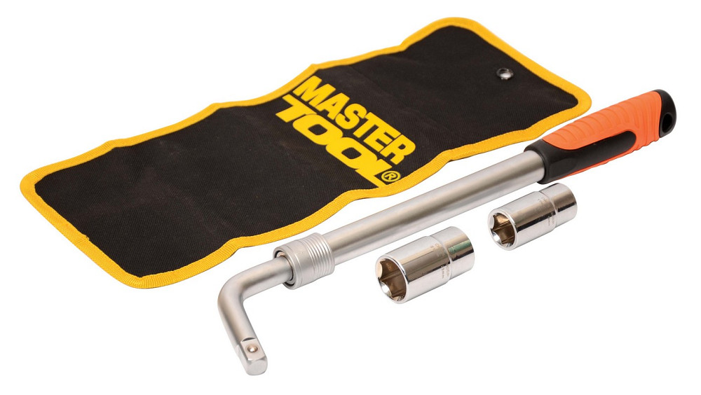 MASTERTOOL Ключ балонний MASTERTOOL телескопічний 17×19×21×23 мм CrV у чохлі 78-0100 Коломия - фото 1