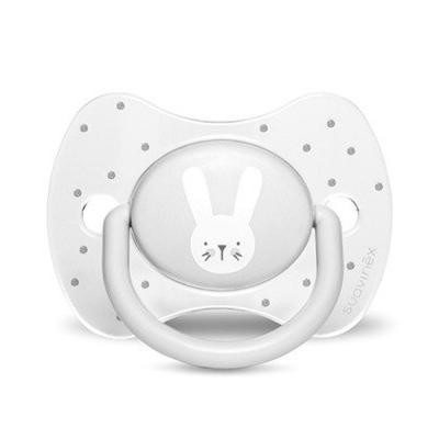 Пустышка Suavinex Hygge Уютные истории 18+ мес. серый зайчик (306617) Винница - изображение 1