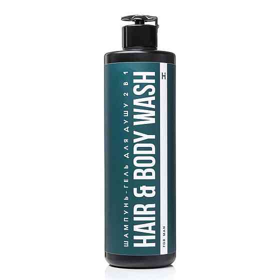 Шампунь-гель для душу 2 в 1 Hair & Вody Wash For Man Hillary 500 мл Київ