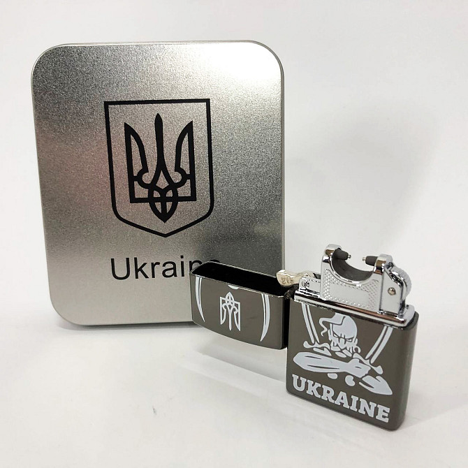 Запальничка на подарунок електрична, Запальничка електроімпульсна блискавка на зарядці FC-16 Львів - фото 9
