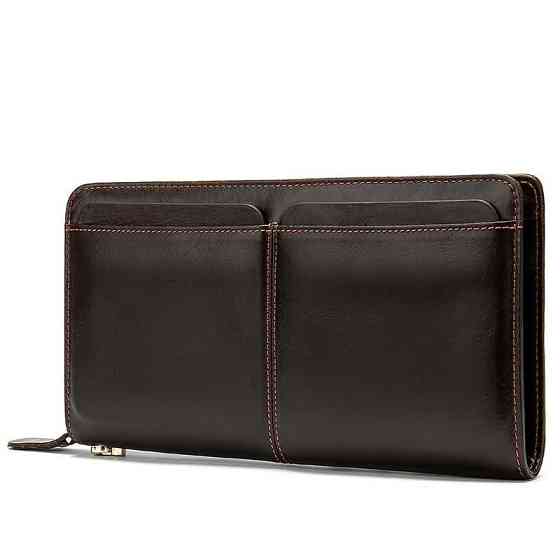 Чоловічий клатч-барсетка з ремінцем на руку Vintage 14940 Коричневий Київ