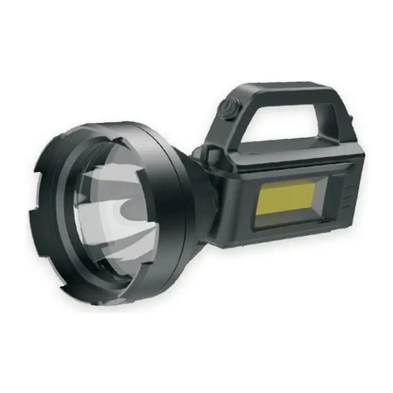 Акумуляторний ліхтар-прожектор PT-8899, LED+COB, 2400 mAh, Power Bank, сонячна панель, IP65, ручний Київ