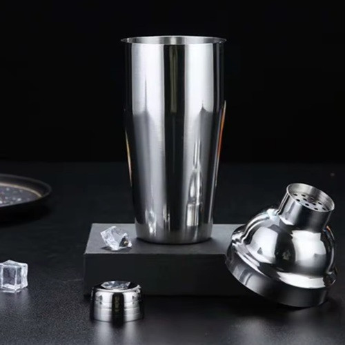 Классический шейкер для коктейлей 350 мл, серебристый Киев - изображение 7