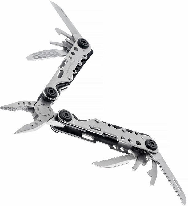 Многофункциональный Складной Инструмент - Мультитул 10в1 Sayre (SKMT-27-SLV) Silver Нововолынск - изображение 2