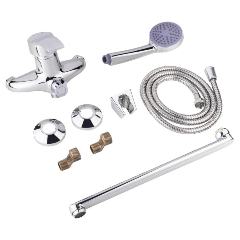 Змішувач для ванни Lidz (CRM) 41 86 005B-1 New з душовим гарнітуром (LIDZCRM204900505) Київ - фото 6