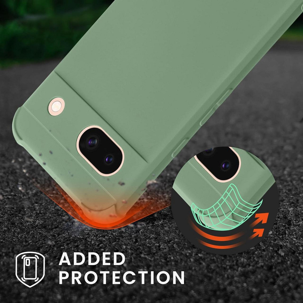 Силиконовый чехол для Google Pixel 8a с шнурком для ношения на шее серый Киев - изображение 2