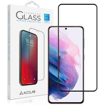 Скло захисне ACCLAB Full Glue Samsung S21 (G991) Black (1283126510519) Вінниця