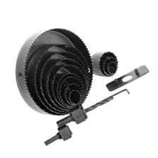 Набор коронок по дереву 16шт 19, 22, 29, 32, 38, 44, 54, 64, 76, 89, 102, 127 мм Мукачево