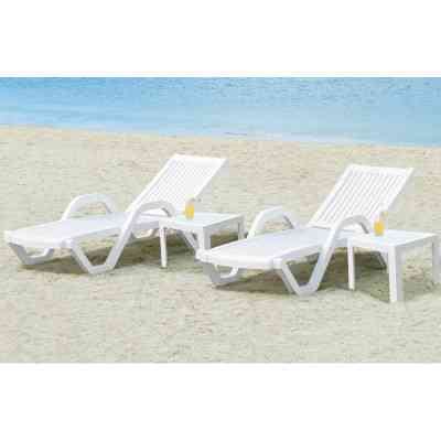 Стіл садовий PAPATYA до шезлонга Suda темно-зелений (4349) Вінниця