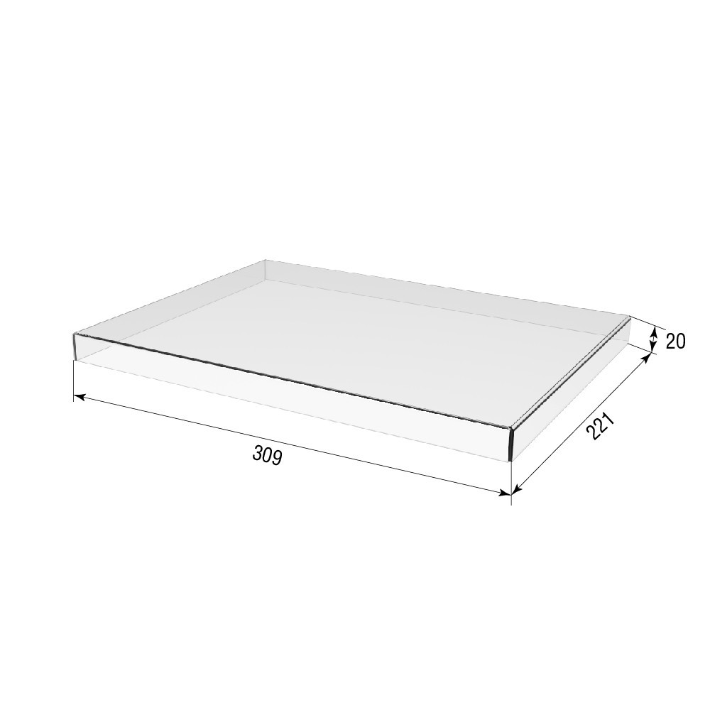 Крышка EKOSTAR 309х221х20 Киев - изображение 3