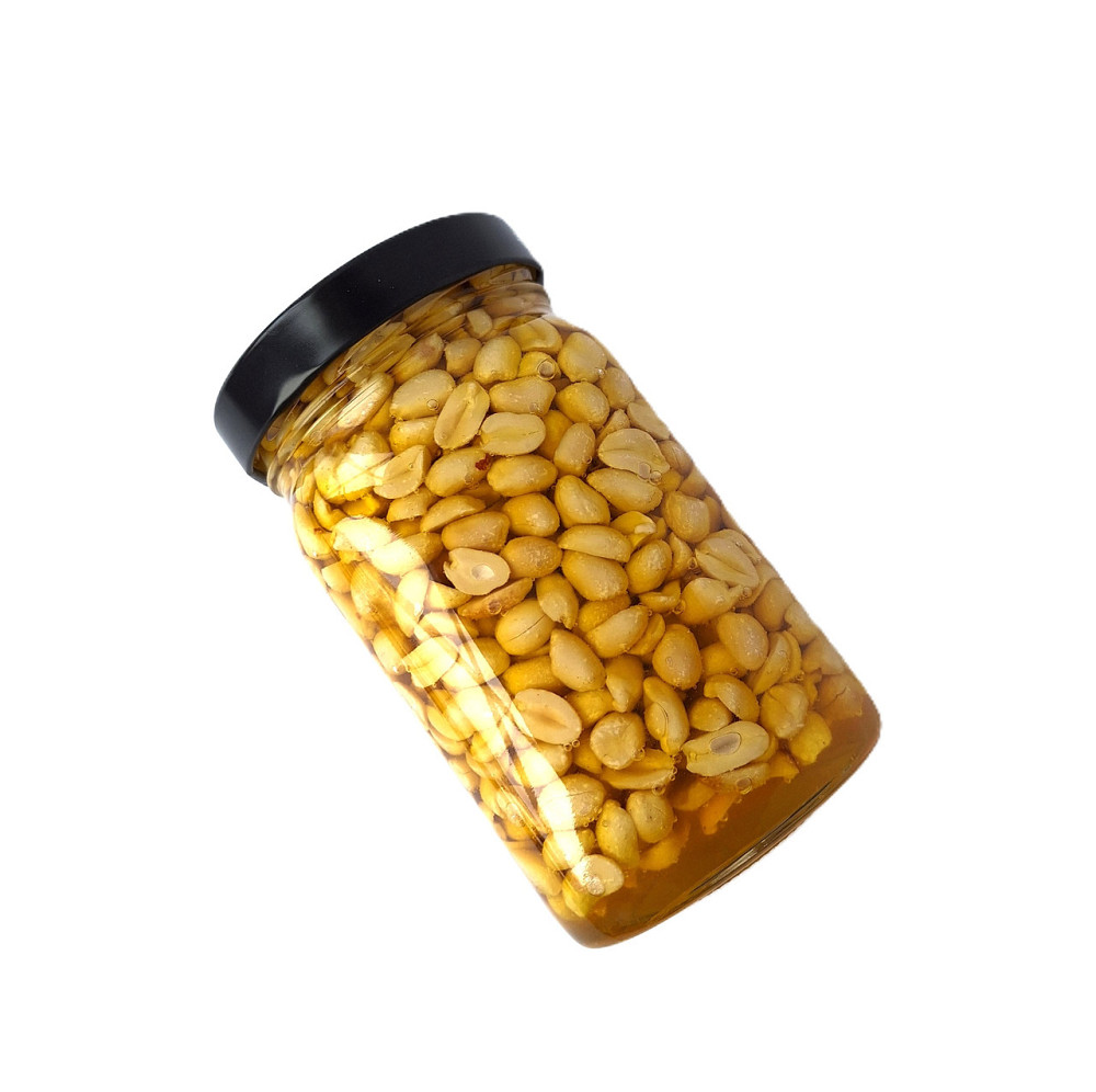 Арахис с мёдом в стеклянной шестигранной баночке 0.900 кг Одесса - изображение 2