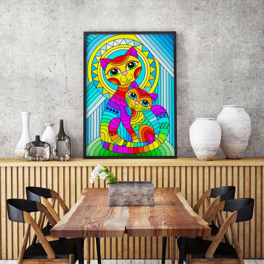 Пазл Нерозлучні кіт і кошеня - Inseparable Cat and Kitten (Enjoy-2122) Киев - изображение 7