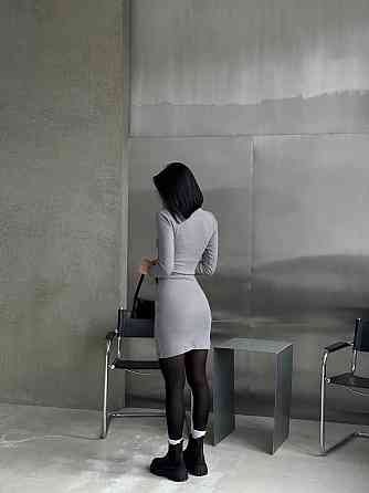 Жіноча повсякденна тепла сукня утеплений рубчик Одеса