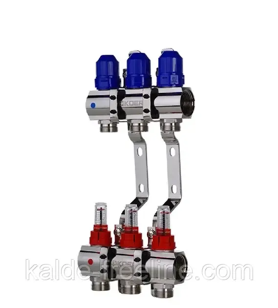 Колектор для теплої підлоги "Koer" на 3 контуру Харків - фото 1