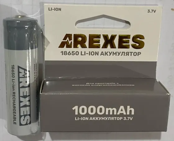 Arexes 18650 3.7v 1000mah Полтава