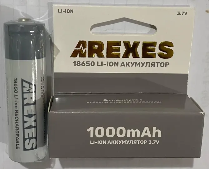 Arexes 18650 3.7v 1000mah Полтава - фото 1