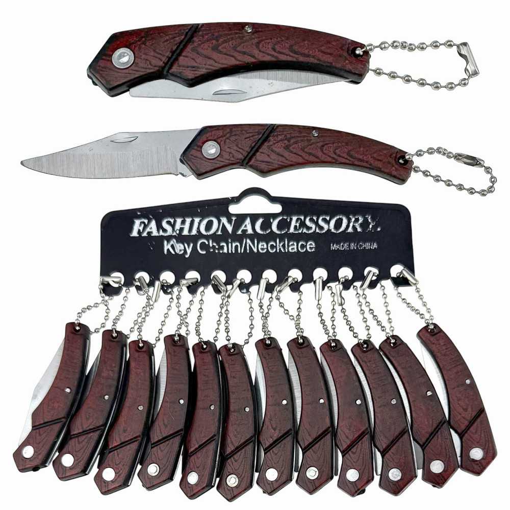 Ніж брелок складаний 12 шт. уп Київ - фото 1
