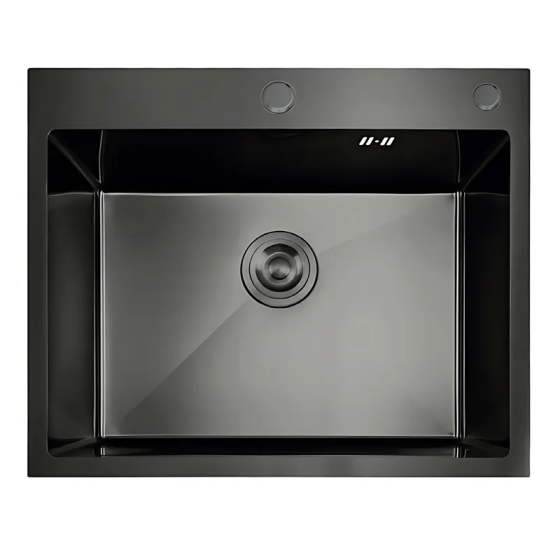 Мийка з нержавіючої сталі MIXXUS MH5843 DECOR NANO-BLACK  колір графіт   ( MI7042 ) 20199 Харків