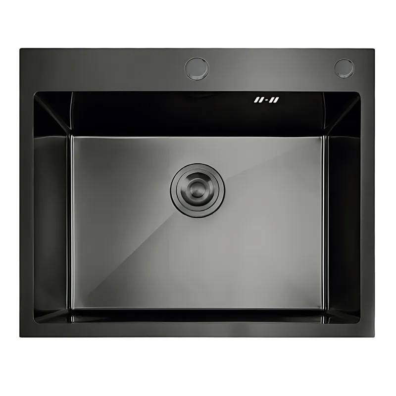 Мийка з нержавіючої сталі MIXXUS MH5843 DECOR NANO-BLACK  колір графіт   ( MI7042 ) 20199 Харків - фото 1