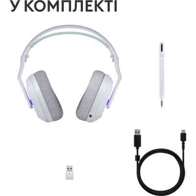 Навушники Logitech G522 Lightspeed Wireless Gaming Headset White (981-001550) Вінниця