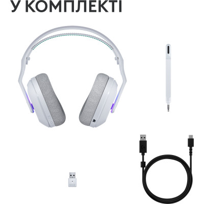 Навушники Logitech G522 Lightspeed Wireless Gaming Headset White (981-001550) Вінниця - фото 3