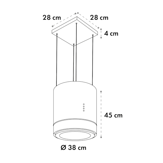 Острівна витяжка Tron Ambience Klarstein Німеччина Рівне - фото 3