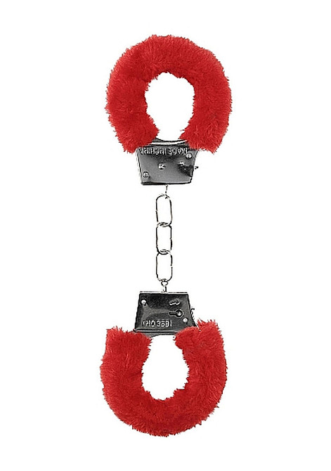Наручники - Ouch! Beginner's Handcuffs Furry Red Sex Aura Київ - фото 2