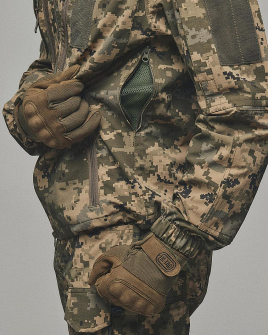 Армейская мужская демисезонная форма пиксель,водонепроницаемый тактический тактический усиленный костюм пиксел Львов - изображение 3