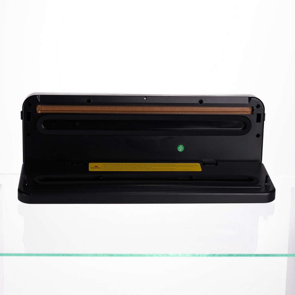 Вакууматор побутовий сенсорний для сухих і вологих продуктів 120 Вт із вбудованим різаком пакувальник вакуумний Сріблястий Київ - фото 5