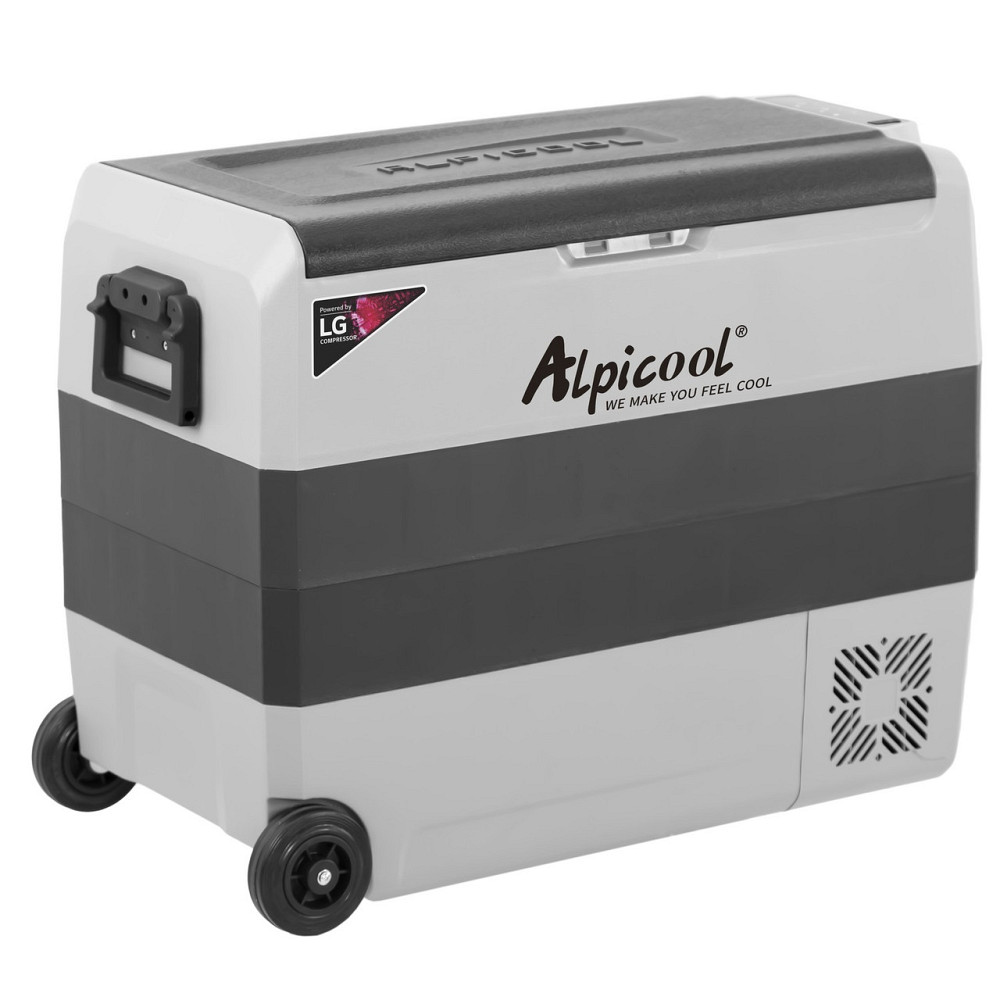 Компрессорный автохолодильник Alpicool T60 (LG) (двухкамерный, 60 литров). Охлаждение до -20 ℃. Питание 12, Киев - изображение 1