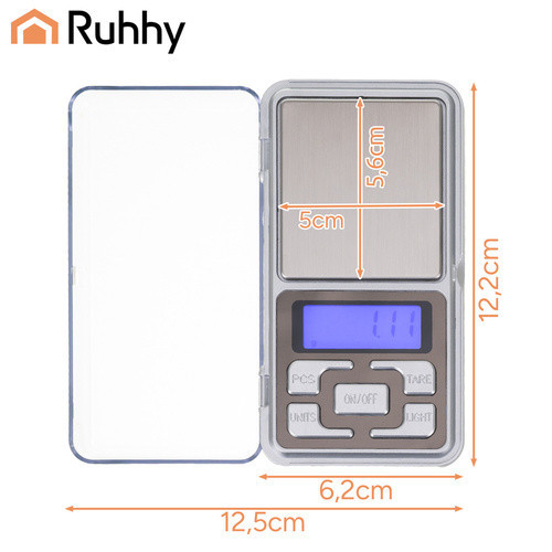 Електронні кишенькові ваги до 200 г, точність до 0,01 Ruhhy (26092) Нововолинськ - фото 8