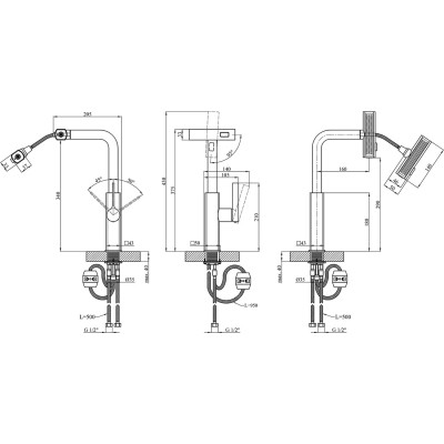 Смеситель Kroner Klassisch-SCH03918 (CV032500) Винница - изображение 5