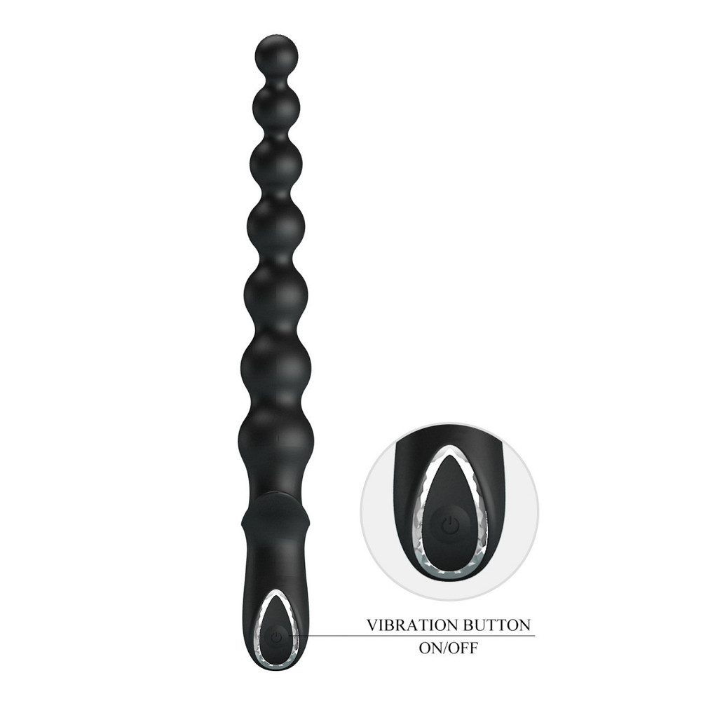 Анальний вібростимулятор - Pretty Love Rigdon Vibrating Anal Beads Sex Aura Київ - фото 7