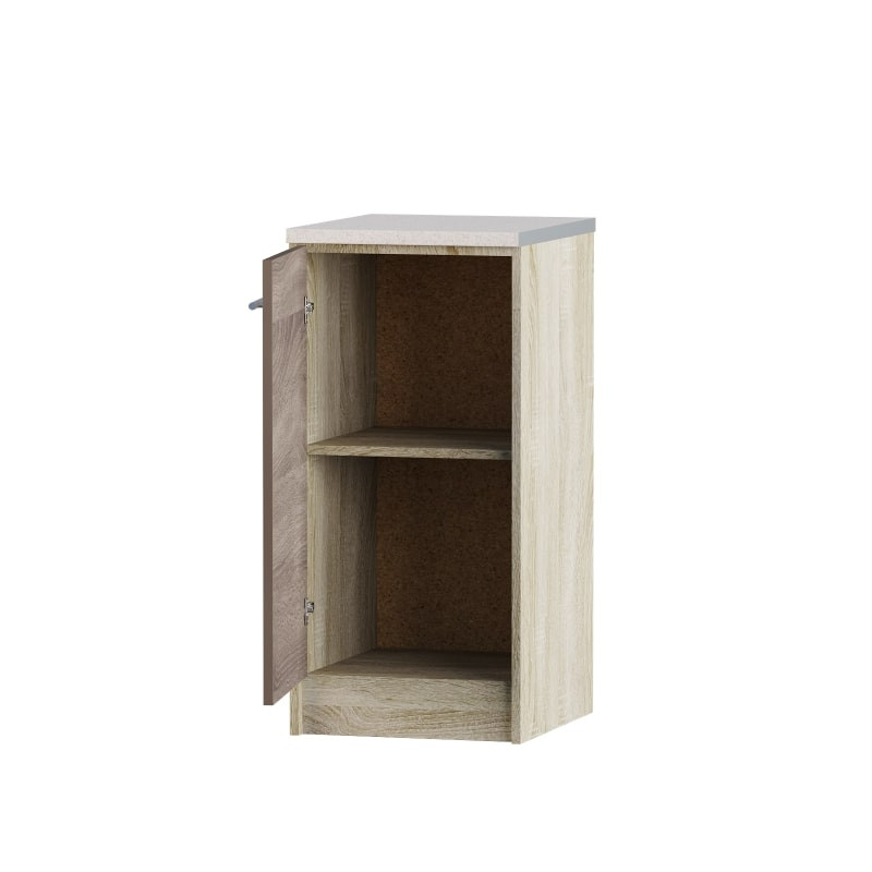 Кухонный модуль нижний Эверест Эко 400 дуб сонома/трюфель (без столешницы) 40х46х82 см (DTM-2886) Львов - изображение 3