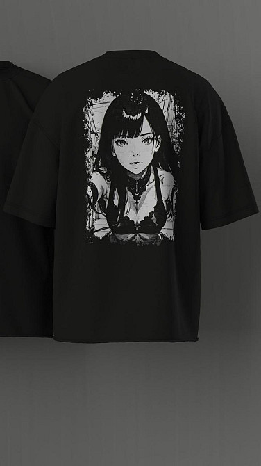 Футболка женская с принтом  44 Черная 2634325596 Днепр - изображение 1