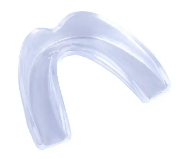 Капа боксерська PowerPlay 3317 SR доросла (вік 11+) прозора Вишнёвое - изображение 2