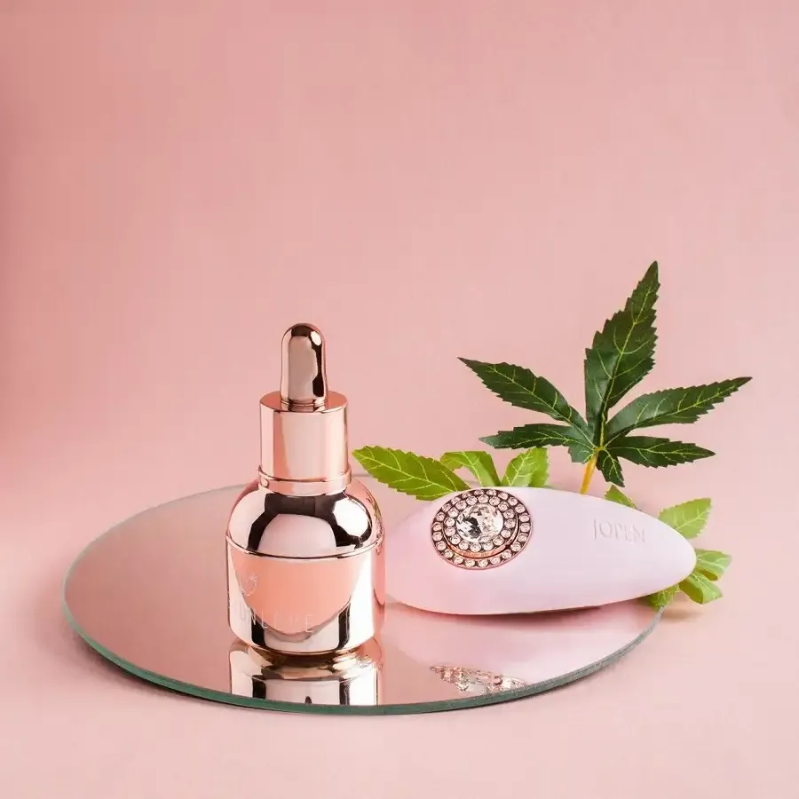 Подарунковий набір HighOnLove & JOPEN: Objects of Desire (краплі для клітора і вібратор з кристалами Львів - фото 5