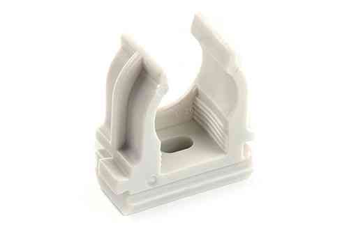 Кліпса для гофри під монтажний пістолет 20 мм біла (пач. 50шт.) APRO Рівне