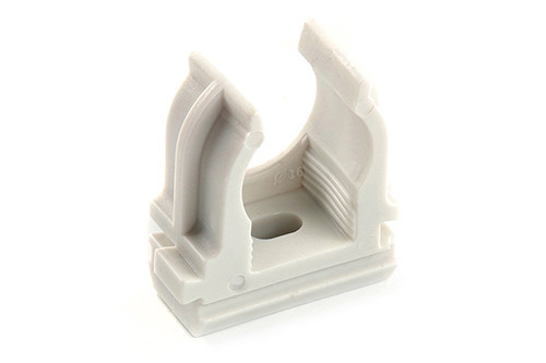 Кліпса для гофри під монтажний пістолет 20 мм біла (пач. 50шт.) APRO Рівне - фото 1