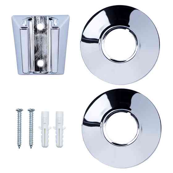 AQUATICA Смеситель NL Ø40 для ванны гусак прямой 350мм дивертор встроенный картриджный AQUATICA Киев