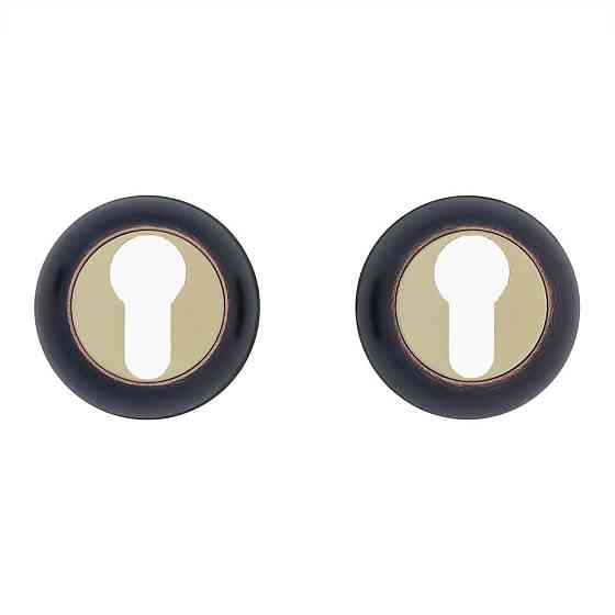 Накладки на циліндр Gavrohe  A5-EH ORB/PB чорний з патиною/ золото Київ