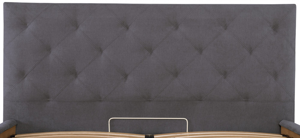 Кровать Двуспальная Bristol Comfort 180 х 200 см Мисти Dark Grey С подъемным механизмом и нишей для белья Темно-серый Киев - изображение 5