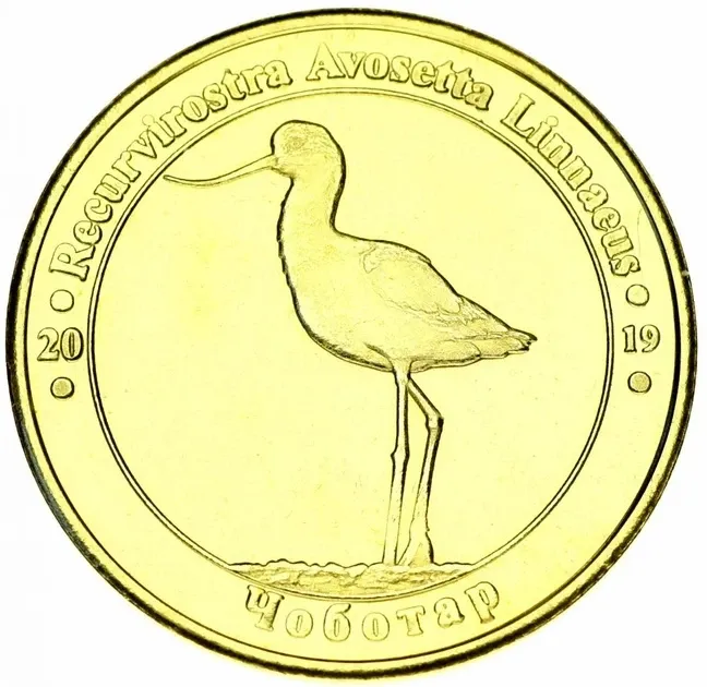 Україна 1 лихонік 2019 Червона книга України Птах Шилоклювка UNC Полтава - фото 1