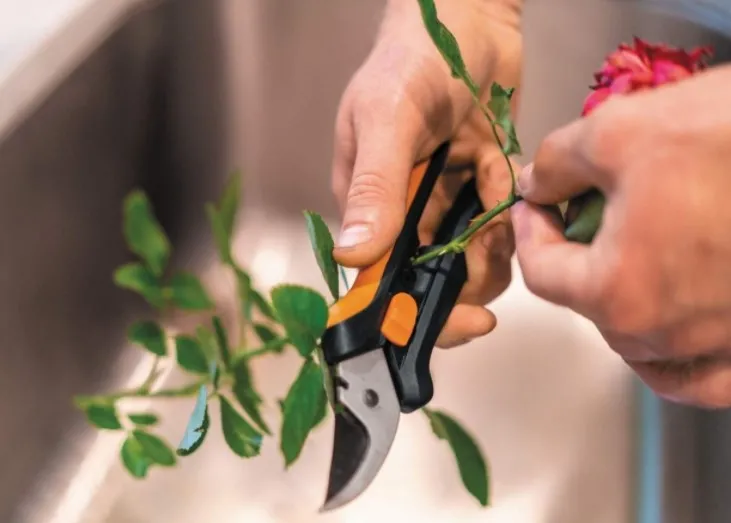Секатор для Квітів 22 см Fiskars "Solid SP14" (1051601) Нержавіюча сталь Нововолинськ - фото 9