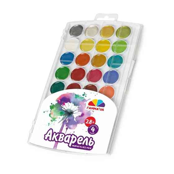 Акварель сухая 