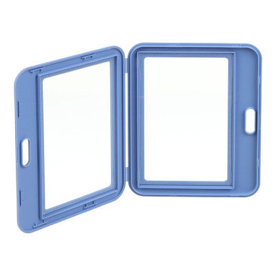 Бейдж Buromax горизонтальний, 101 х 80 мм, PP+PVC, синьо-сірий (BM.5415-95) Вінниця - фото 2