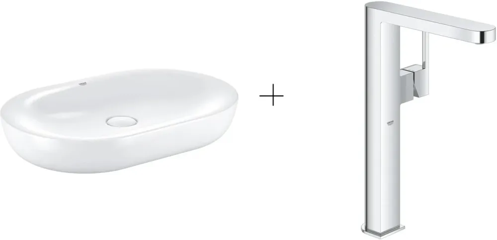 Раковина  Grohe Essence 60X40+Bateria Xl Chrom (3960800H+32901001) Киев - изображение 1